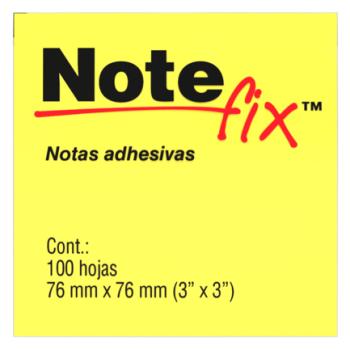 Notas Adhesivas 3M Notefix 3x3 Colores Neon Paq/100 Hjs