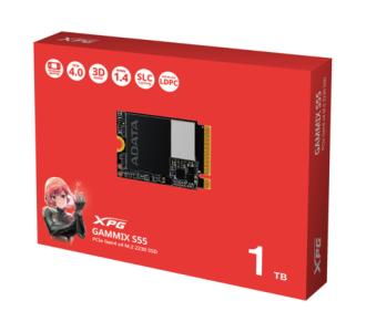 Unidad SSD Interno ADATA XPG S55 1TB PCIE Gen4 M.2 2230 para Steamdeck Lenovo Legion Go Asus ROG MSI (5000/3700 Mb/S)CLA