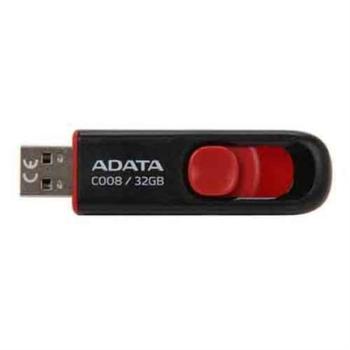 Memoria USB Adata C008 32 GB Color Negro-Rojo