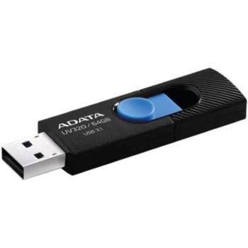 Memoria USB Adata Flash UV320 64GB 3.1 Color Negro-Azul