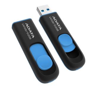 Memoria Adata USB 512GB UV128 NEGRA CON AZUL 3.2