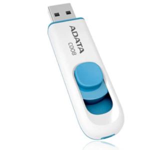 Memoria USB Adata C008 32 GB Color Blanca-Azul