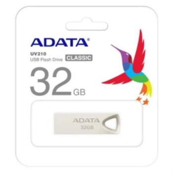 Memoria USB Adata 32 GB UV210 Metálica 2.0 Color Plata