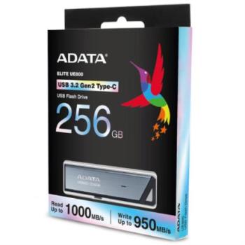 Memoria USB Adata 256 GB UE800 Flash Drive Tipo C 3.2 Color Plata Metálica