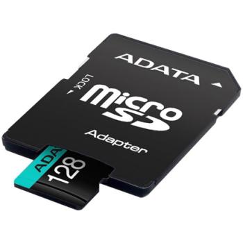 Memoria Micro SD Adata 128GB Premier Pro SDXC UHS-I U3 V30 Clase 10 A2 Con Adaptador