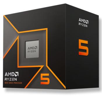 Procesador AMD Ryzen 5 9600 3.8GHz hasta 5.2GHz 32MB 65W 6 Cores 12 Threads Socket AM5 con Gráficos con Disipador