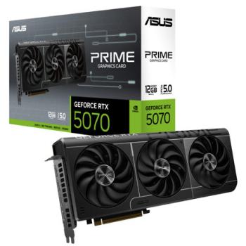 Tarjeta de Video Asus Prime SFF GeForce RTX5070 OC 12GB Triple Fan GDDR7 PCIe 5.0 1xHDMI 3xDP