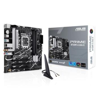 Tarjeta Madre ASUS PRIME B760M-A AX6 II S-1700 4xDDR5 HDMI DisplayPort Micro ATX