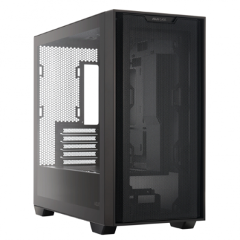 Gabinete Asus A21 Case Mini-Tower Micro-ATX/Mini-ITX USB 3.0 sin Fuente sin Ventiladores Instalados Negro