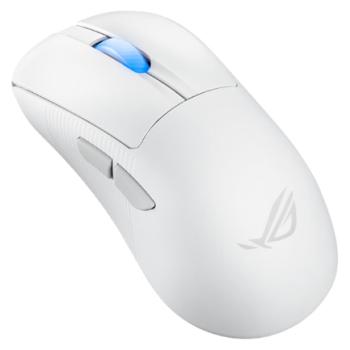 Mouse Asus Inalámbrico Gamer P714 ROG Keris II Ace 42000 DPI USB 2.0 Tipo C RF 2.4GHz BT 5.1 Color Blanco
