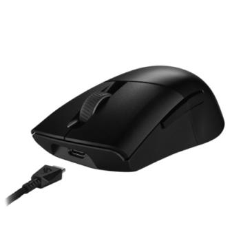 Mouse Gamer Asus P709 ROG Keris Wireless Aimpoint Ergonomico 36.000 DPI Inalambrico/Bluetooth/Alambrico Color Negro