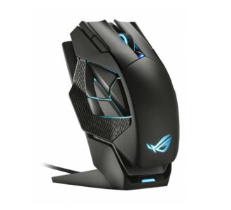 Mouse Gamer Asus P707 ROG Spatha X Ergonomico 19.000 DPI Inalambrico/Alambrico Color Negro