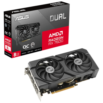 Tarjeta de Video ASUS AMD Radeon RX 7600 EVO OC 8GB 128-bit GDDR6 PCI Express 4.0