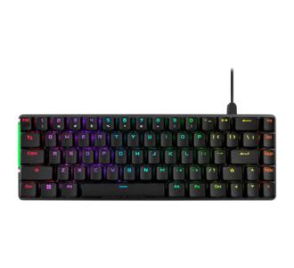 Teclado Gamer Asus ROG M602 Falchion ACE en Ingles Alambrico RGB Switch mecanico NX Red Compacto al 65% Color Negro