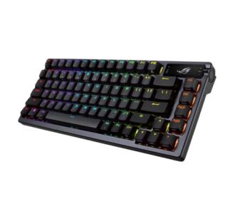 Teclado Gamer Asus M701 ROG Azoth en Ingles Inalambrico/Bluetooth/Alambrico RGB Color Negro