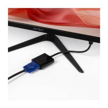 Adaptador Acteck HDMI a VGA Shift Plus AV400 para Video Macho a Hembra Advanced Series Negro