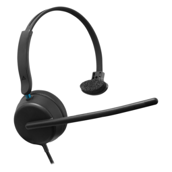Auricular Monoaural Acteck Alambrico con Micrófono Active Pro HC545 Negro