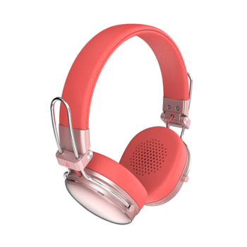 Audífonos Inalámbricos Acteck Over Ear Luxe Chic HP710 Recargables Elite Salmon