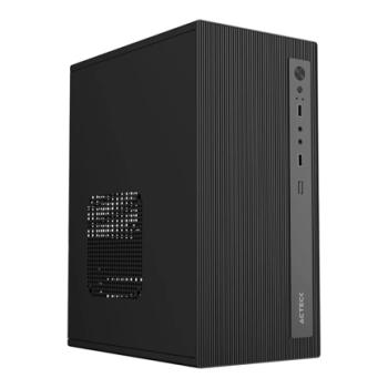 Gabinete Mini Torre Acteck Performance Mini III GI215M M ATX con fuente 500W dos USB metálico negro