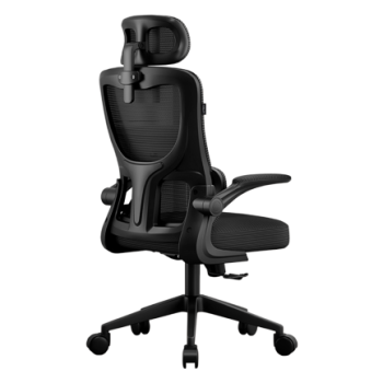 Silla de Oficina Acteck Flux Prime EC636HR/Soporta 100kg Inclinación 120/Reposabrazos 90/Negro -Malla Negra