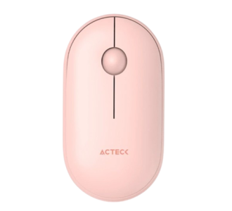 Mouse Inalámbrico Acteck Optimize Edge MI460 2.4 GHz 1500 DPI 2 Botones Ultra Portable 1xBat AA Incluida Advanced Rosa