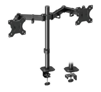 Soporte articulado Acteck doble monitor 17 a 32 pulgadas hasta 9 kg VESA 75x75 100x100 Enforce Zone SM490