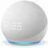 Altavoz Inteligente Amazon Echo Dot 5ta Generación Reloj/Alexa Indicador LED WiFi/Bluetooth Color Blanco Glaciar