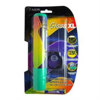 Marcador Aquarelo Glass XL Punta Cincel Color Verde Blister C/1 Pza