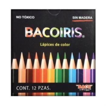 Colores Baco Bacoiris Cortos Caja C/12 Pzas