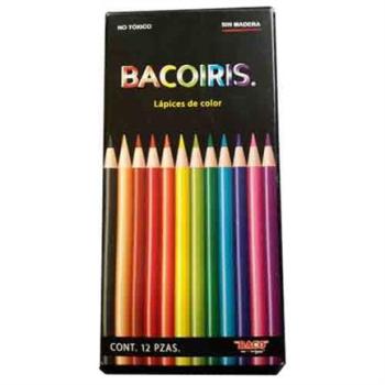 Colores Baco Bacoiris Largos Caja C/12 Pzas