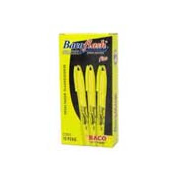 RESALTADOR BACOFLASH DELGADO AMARILLO C/10