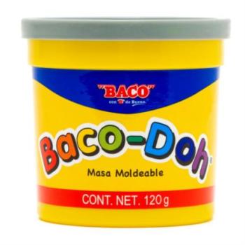 Plastilina Baco Doh 120 gr Color Gris