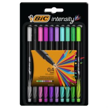 Rotulador BIC Intensity Extra Fino Colores Surtidos C/10 Pzas