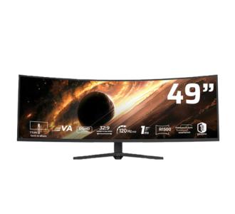 Monitor Balam Rush Gamer 49 VA Cosmos Titan MCT49X DQHD 120Hz 1ms Altura Ajustable USB C 65W Negro