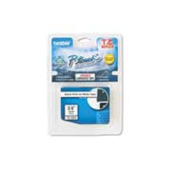 Cinta Brother TZ221 Laminada Negro sobre Blanco 9mmx8m PT1400/9500C/1750