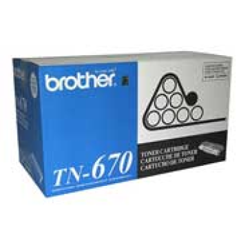 Tóner Brother TN-670 Rendimiento 7500 Páginas HL6050 Color Negro