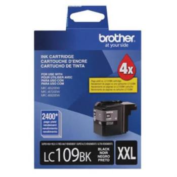 Tinta Brother LC509BK Súper Alto Rendimiento Hasta 2400 Páginas Color Negro