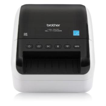 Impresora Etiquetas Brother QL-1110NWB Cortador Automático Wi-Fi/USB/Ethernet