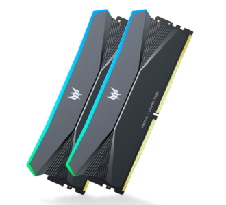 Memoria RAM Biwin Predator DDR5 6400MHz RGB 32GB (2x16GB) Color Negro