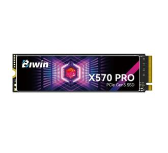 Unidad SSD Biwin X570 PRO 1TB + 1GB DRAM M.2 2280 PCIe Gen 5 14000 MB/s Lectura 10500 MB/s escritura