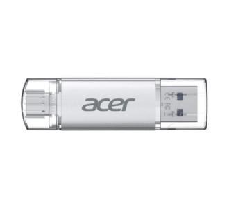 Memoria Biwin USB Acer UT300 64GB 3.2 Dual USB-A / USB-C Color Metálico