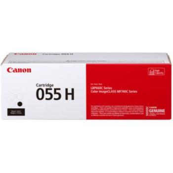 Tóner Canon Cartridge 055H Alta Capacidad 7600 Páginas Color Negro