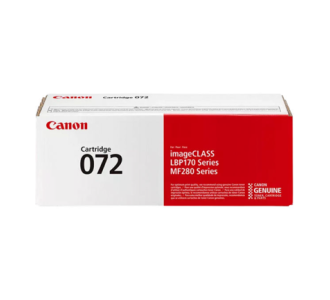 Cartucho de tóner Canon 072 Negro de 1400 Pag para LBP172 / MF289 / MF284