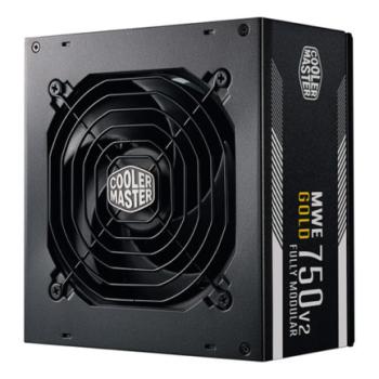 Fuente de Poder Cooler Master MWE Gold V2 750W ATX 3.0 12V 80 Plus Gold 24 Pin PCIe 5.0 Full Modular Negro