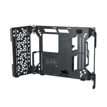 Gabinete Gamer Cooler Master MasterFrame 700 Full Tower ITX mATX ATX SSI CEB EATX XLATX Vidrio Templado Negro