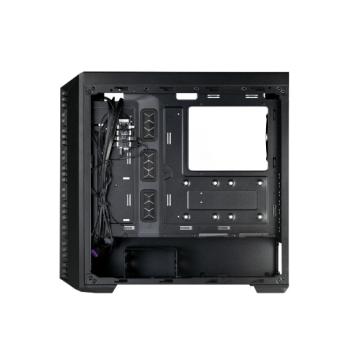 Gabinete Gamer Cooler Master MasterBox MB520 ARGB Media Torre ITX mATX ATX 3xFan ARGB Cristal Templado Negro