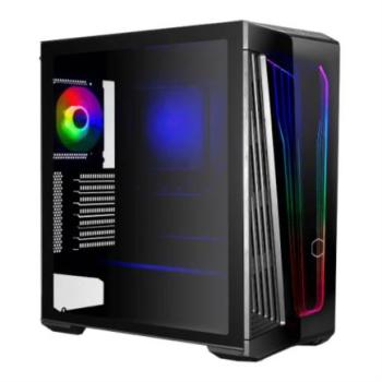 Gabinete Gamer Cooler Master Masterbox 540 Media Torre ITX mATX ATX EATX 1xFan RGB Cristal Templado Negro