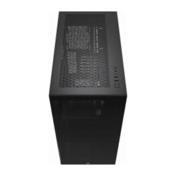Gabinete Corsair 3500X Semi Tower EATX ATX mATX ITX Cristal Templado Sin Fuente Sin Fan Cables Ocultos Color Negro