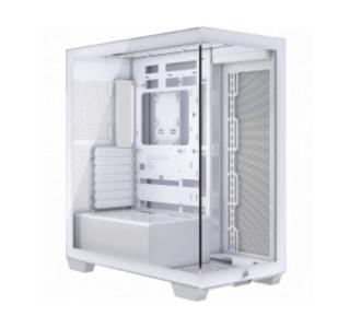 Gabinete Corsair 3500X Semi Tower EATX ATX mATX ITX Cristal Templado Sin Fuente Sin Fan Cables Ocultos Color Blanco