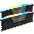 Memoria RAM Corsair Vengeance RGB 64GB (2x32GB) DDR5 5200MHz DIMM RGB XMP Negro CL40